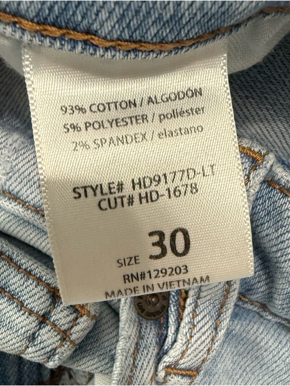 Altar'd State Hidden LA Baggy Wide Leg Jeans - Light Wash - Picture 6 of 12